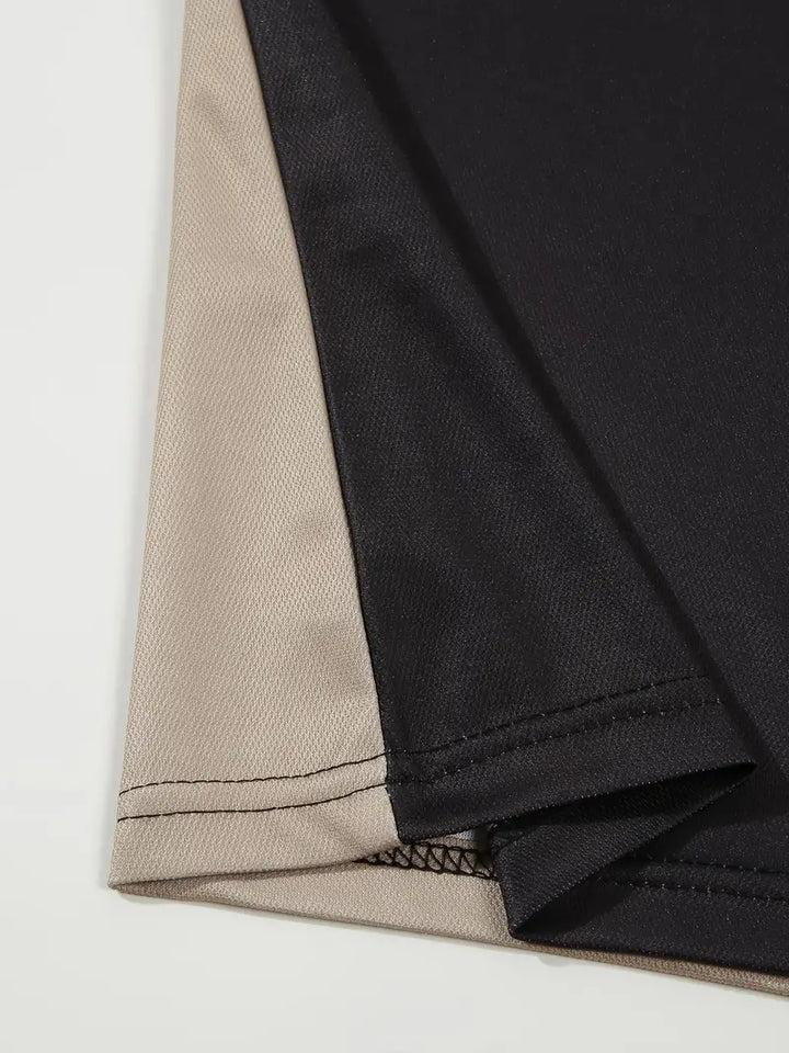 Polo elegante da uomo slim fit con cintura - maniche corte, look casual ed elegante