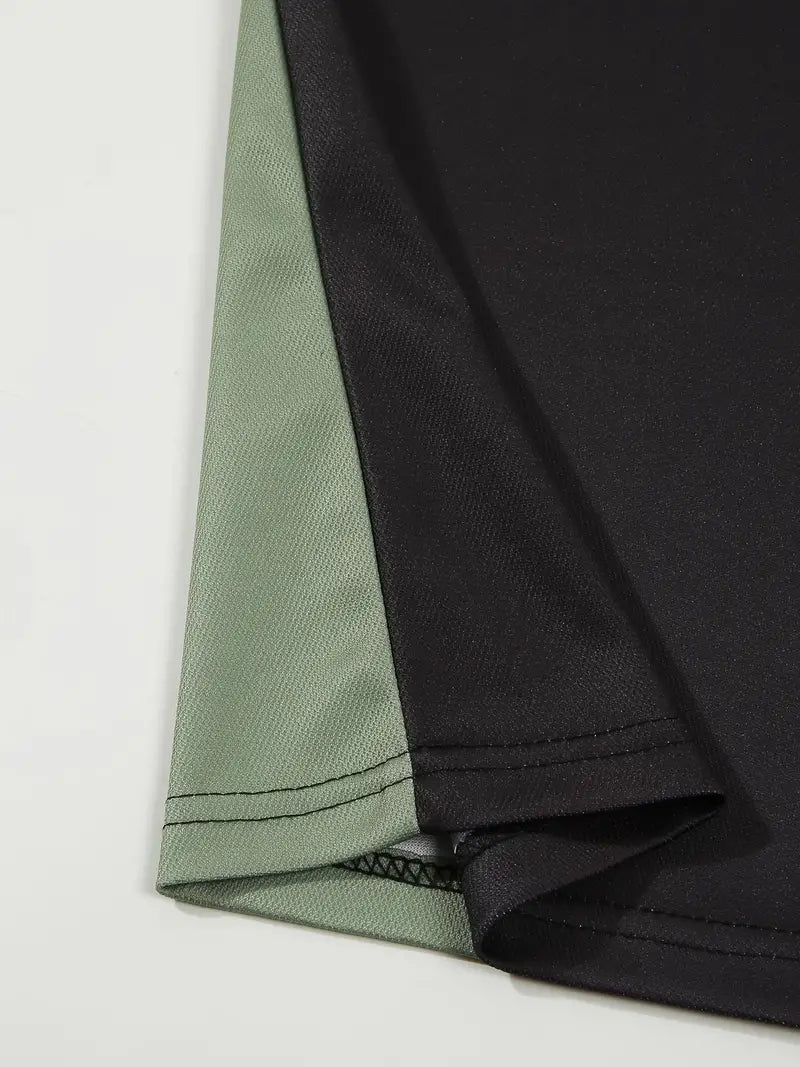 Polo elegante da uomo slim fit con cintura - maniche corte, look casual ed elegante
