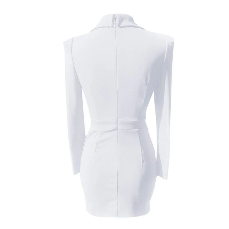Abito blazer Nova elegante con dettaglio di stile sul colletto reversibile