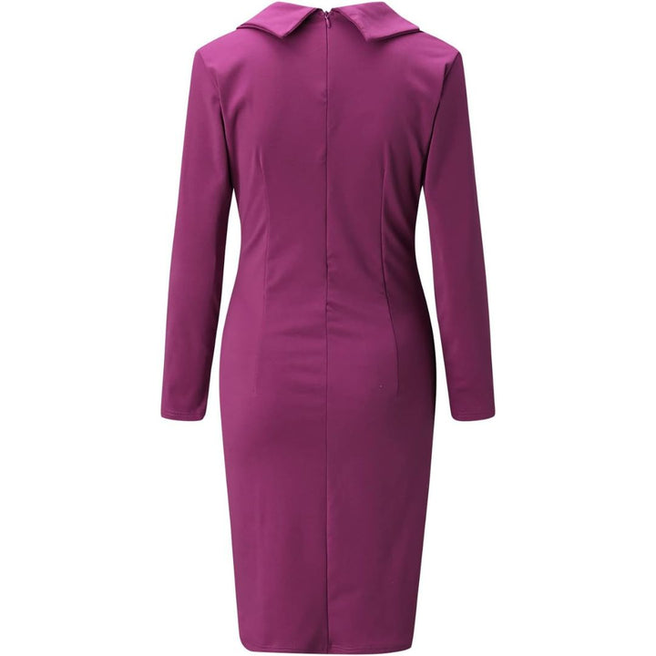 Elegante abito blazer da donna Slim Fit Bodycon con colletto classico, maniche lunghe ed elegante chiusura a bottoni