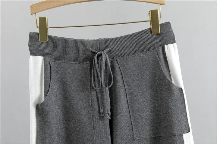 Elegante set invernale da donna CozyKnits 2 pezzi - calore e comfort per le giornate fredde