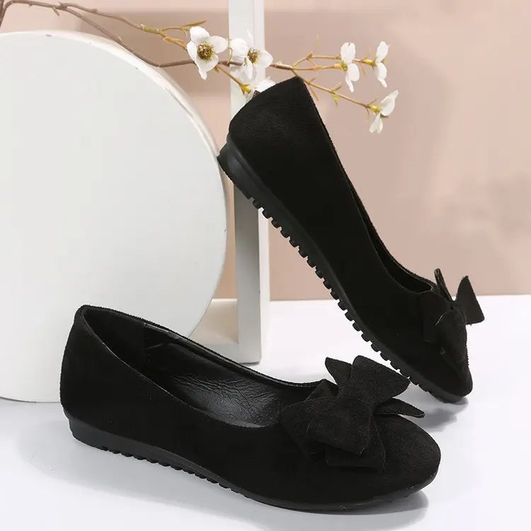 Eleganti zeppe slip-on da donna con incantevoli fiocchi per un look unico