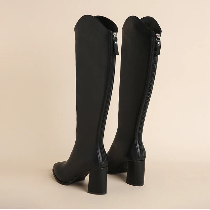 Callie - Eleganti stivali da donna al ginocchio per un look elegante e raffinato