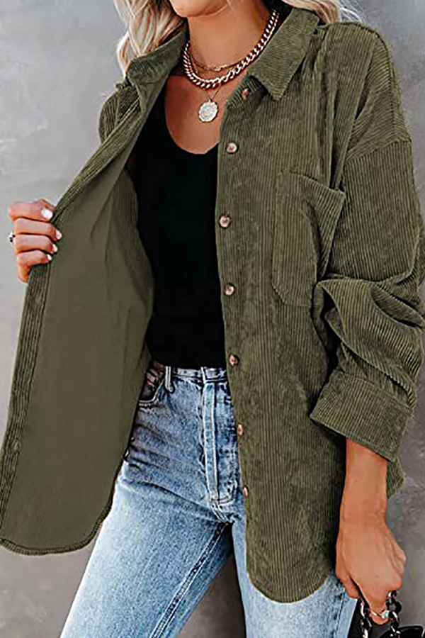 Elegante gilet da donna a maniche lunghe con copricapo alla moda