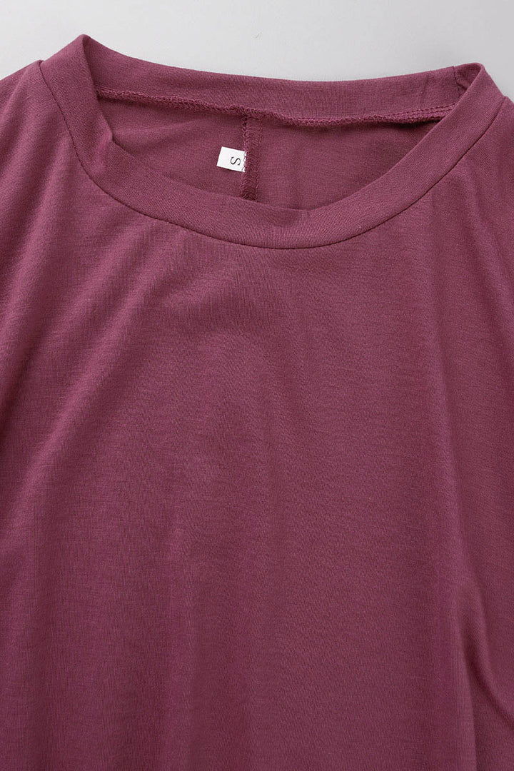 Elegante T-shirt da donna a maniche lunghe con colletto elegante per un look unico