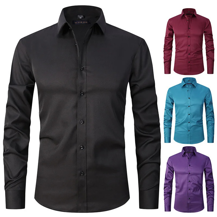 Elegante abito da uomo slim fit con lunghe frange e copertura in pelle per un compleanno elegante.