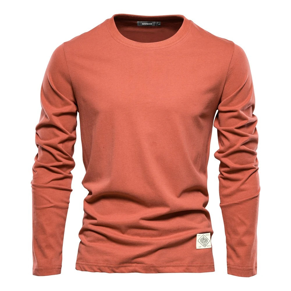 Elegante T-shirt a maniche lunghe da uomo per ogni occasione