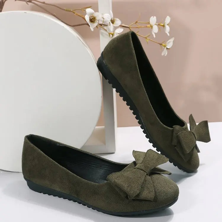 Eleganti zeppe slip-on da donna con incantevoli fiocchi per un look unico