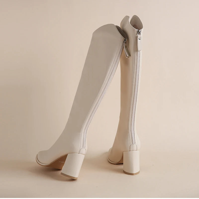 Callie - Eleganti stivali da donna al ginocchio per un look elegante e raffinato