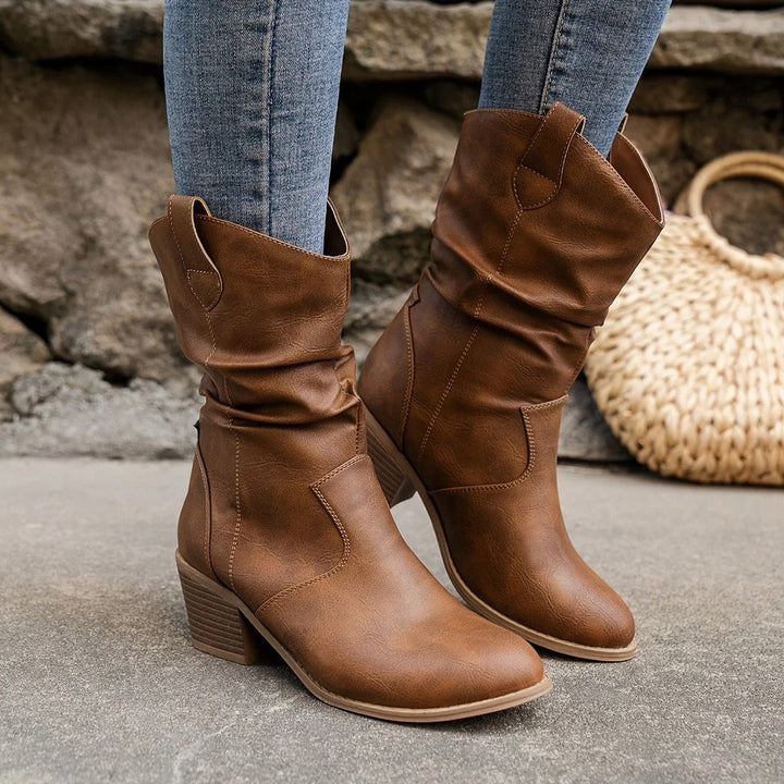 WesternCharm - Stivali da cowboy retrò da donna alla moda per un look unico