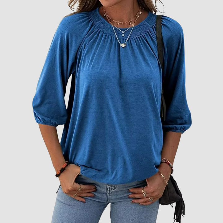 Zoya - Comodo top da donna a maniche corte per uno stile fresco e confortevole