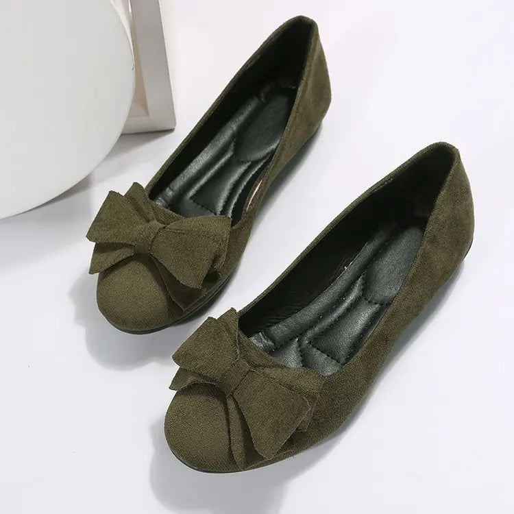 Eleganti zeppe slip-on da donna con incantevoli fiocchi per un look unico