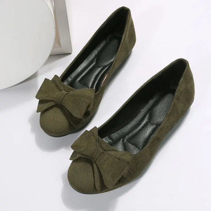Eleganti zeppe slip-on da donna con incantevoli fiocchi per un look unico