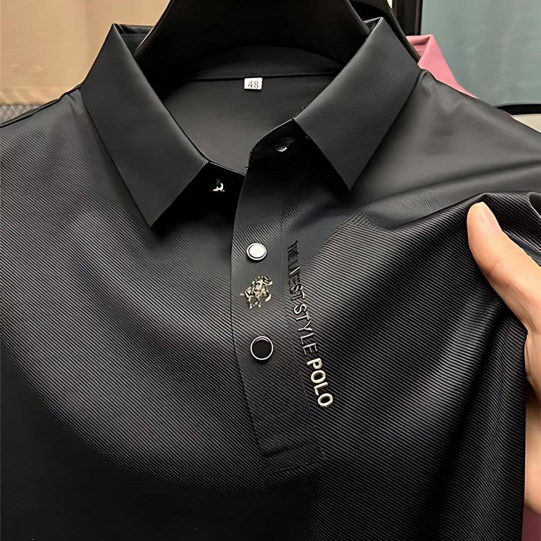 Polo di lusso Ice Silk da uomo: una combinazione di eleganza, comfort e stile