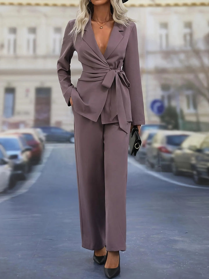 Serel - Confortevole set da notte da donna con top e pantaloni - Perfetto per la notte e il tempo libero