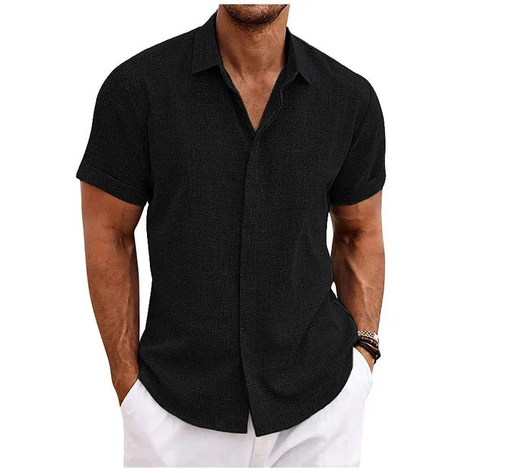 Elian - Elegante camicia da uomo in lino per un look elegante e classico