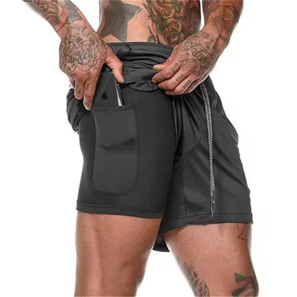 Pantaloncini sportivi ActiveFlex 2-in-1 da uomo - massimo comfort e flessibilità durante l'allenamento
