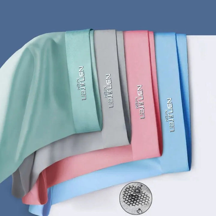 FrostFlex Esclusivo set di 4 boxer da uomo morbidi come la seta per il massimo comfort