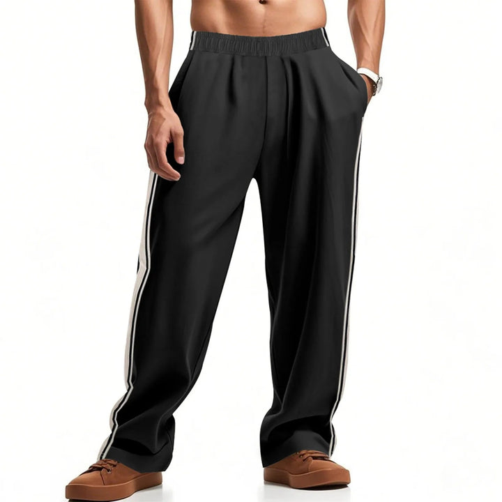 Confortevoli pantaloni da uomo con cerniera ed elastico in vita: vestibilità e comfort perfetti.