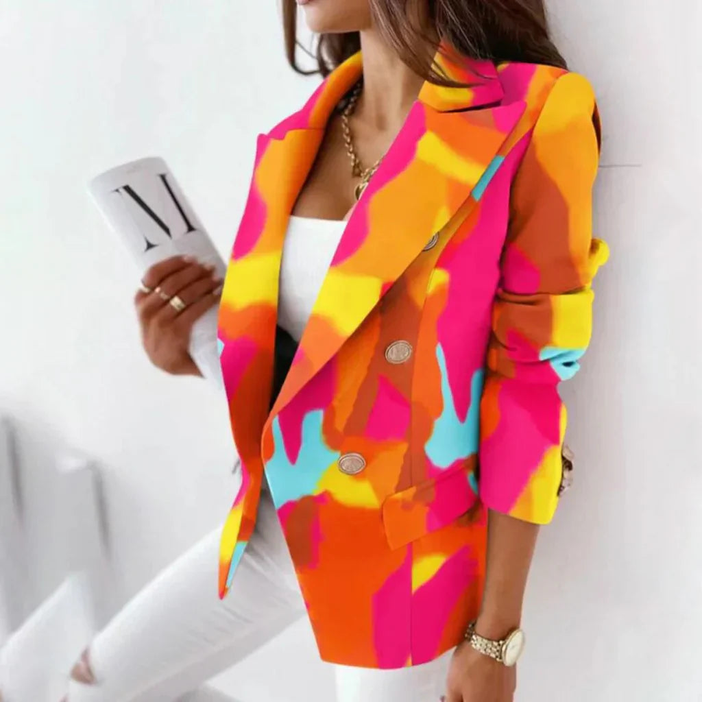 Eline - Elegante blazer da donna con elegante colletto Swing