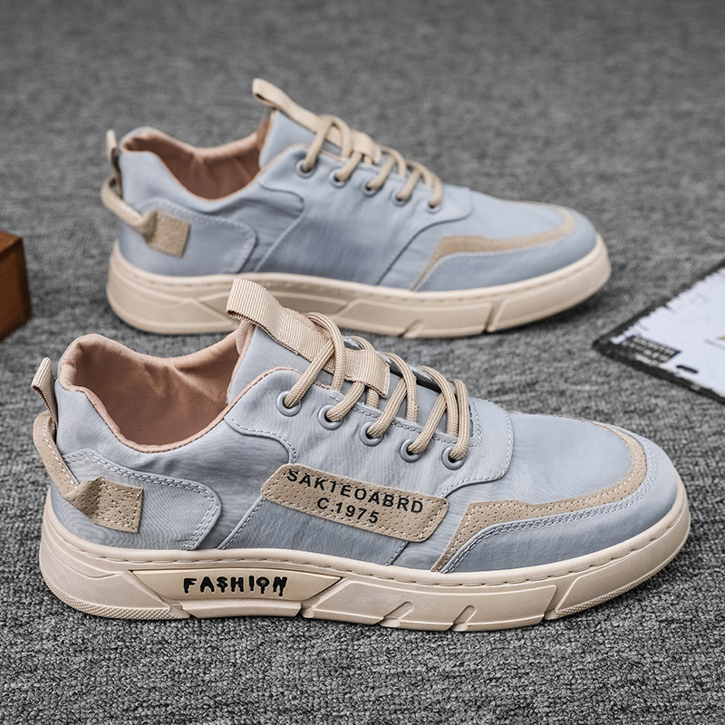 Esclusive scarpe sportive da uomo in tela con finiture uniche realizzate a mano