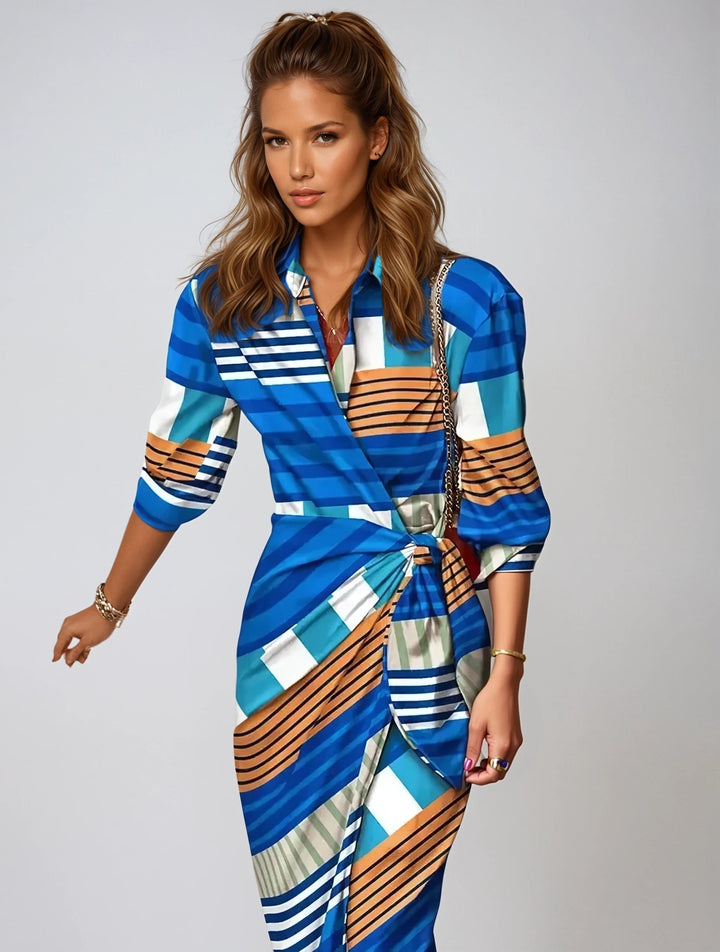 Liliana - Maxi abito elegante e alla moda, ideale per le donne sicure di sé