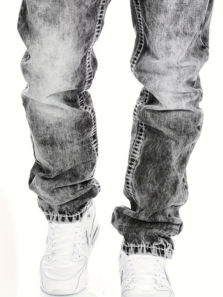 Jeans Rugged Twisted Punk da uomo - abbigliamento elegante e resistente per ogni occasione