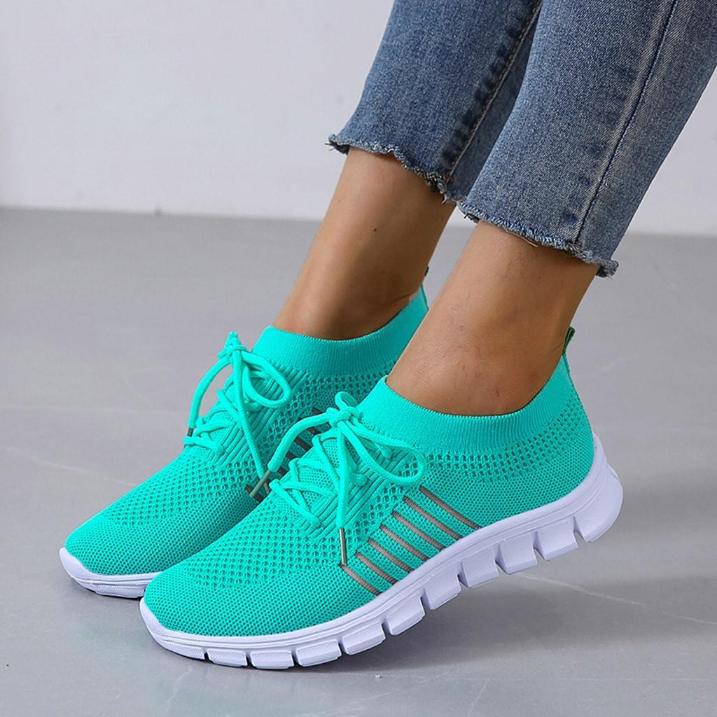 Sneakers da donna in mesh alla moda per un look elegante e confortevole