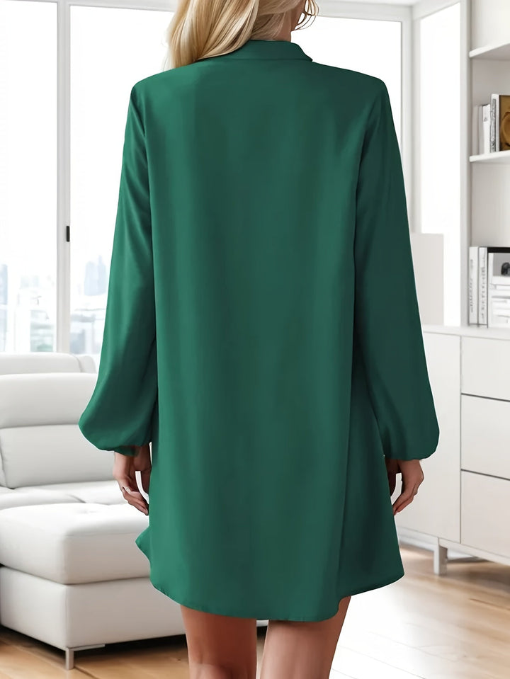 Elegante accappatoio da donna a maniche lunghe - eleganza e comfort in un unico prodotto