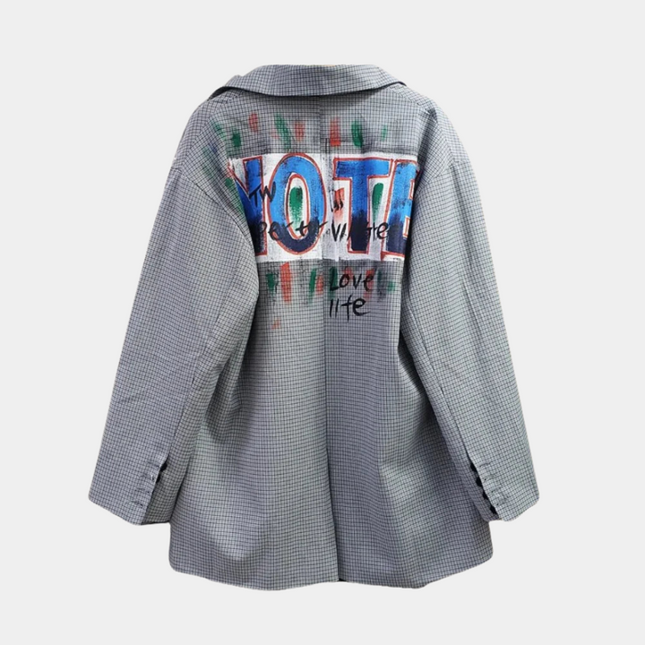 Riva - Blazer da donna oversize alla moda per un look elegante e raffinato