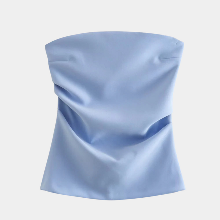 Livia - Camicetta da donna senza spalline elegante e raffinata per un look unico