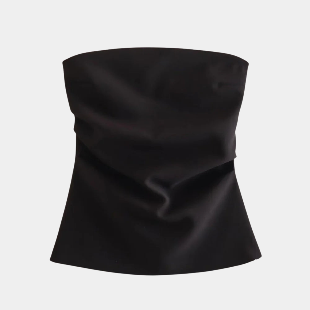 Livia - Camicetta da donna senza spalline elegante e raffinata per un look unico
