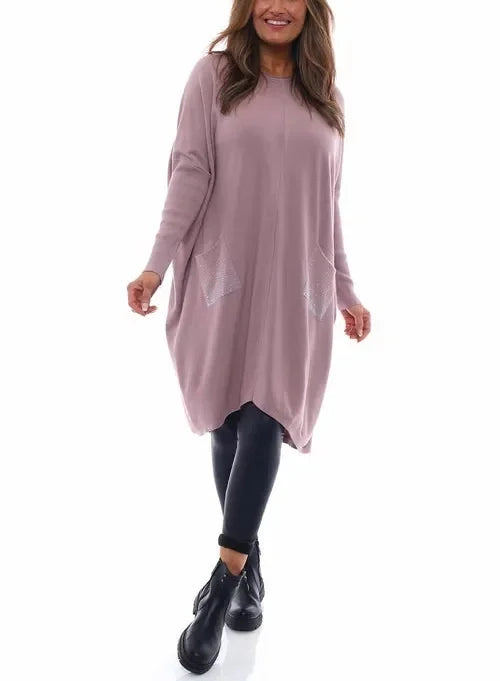 Elegante abito estivo da donna con scollatura a punta - stile casual e comfort per le giornate calde