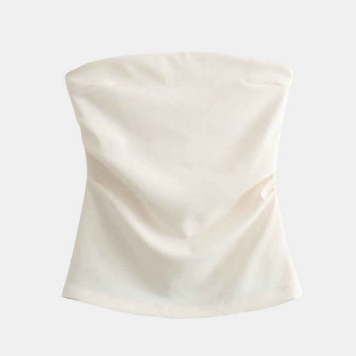 Livia - Camicetta da donna senza spalline elegante e raffinata per un look unico