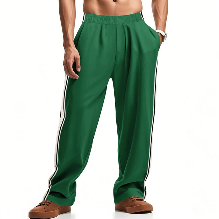Confortevoli pantaloni da uomo con cerniera ed elastico in vita: vestibilità e comfort perfetti.