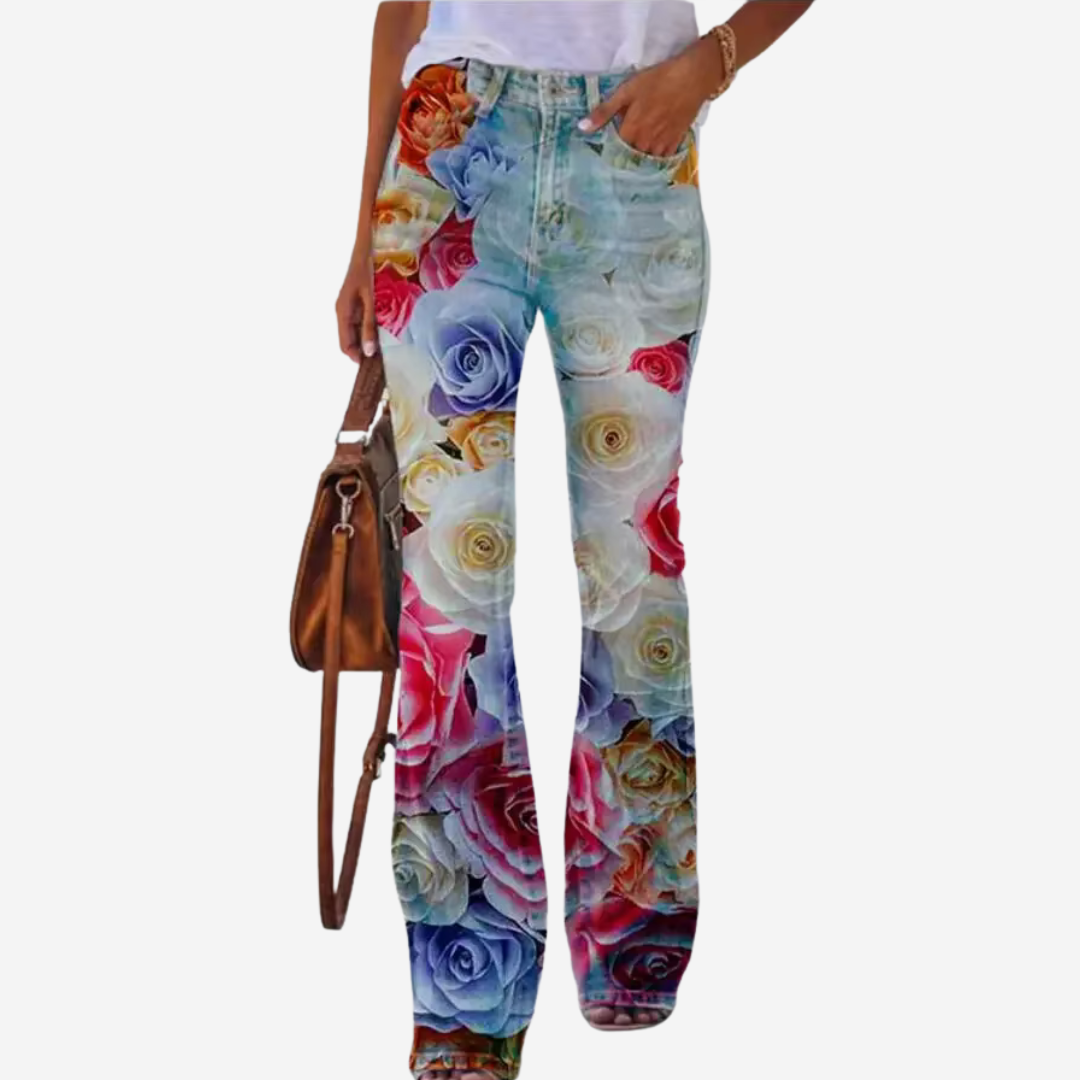 Pantaloni da donna LIV Flare - vestibilità regolare elegante e confortevole per donne alla moda