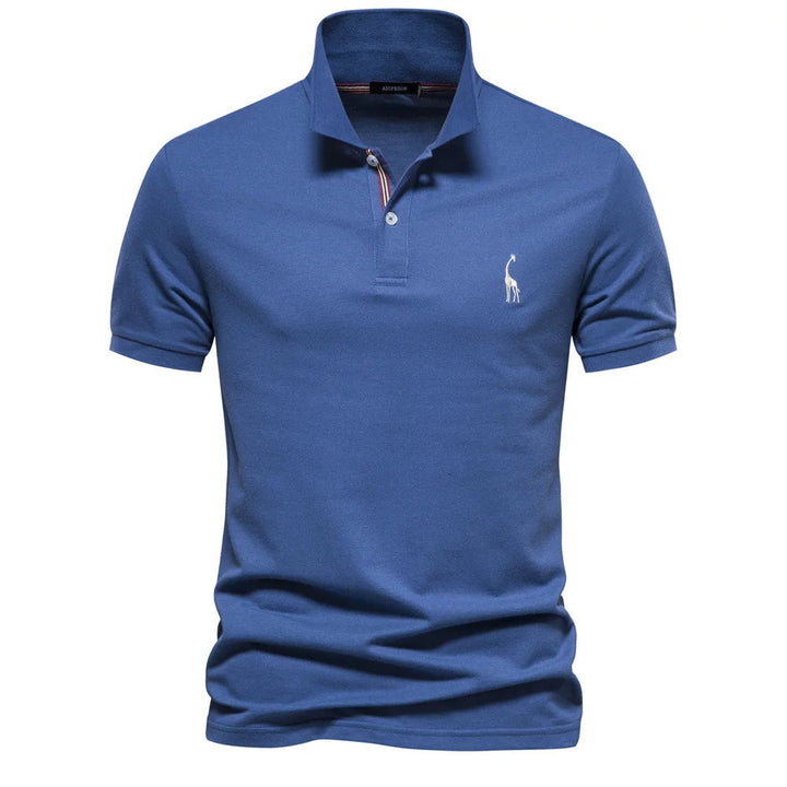 UrbanElite - Elegante polo da uomo con ricami raffinati, che assicura un look senza tempo e alla moda
