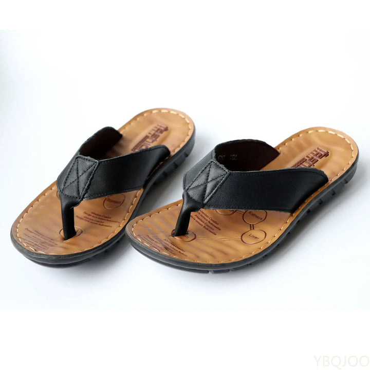 Pantofole in pelle da uomo Ravon - comfort e stile per la calda stagione estiva