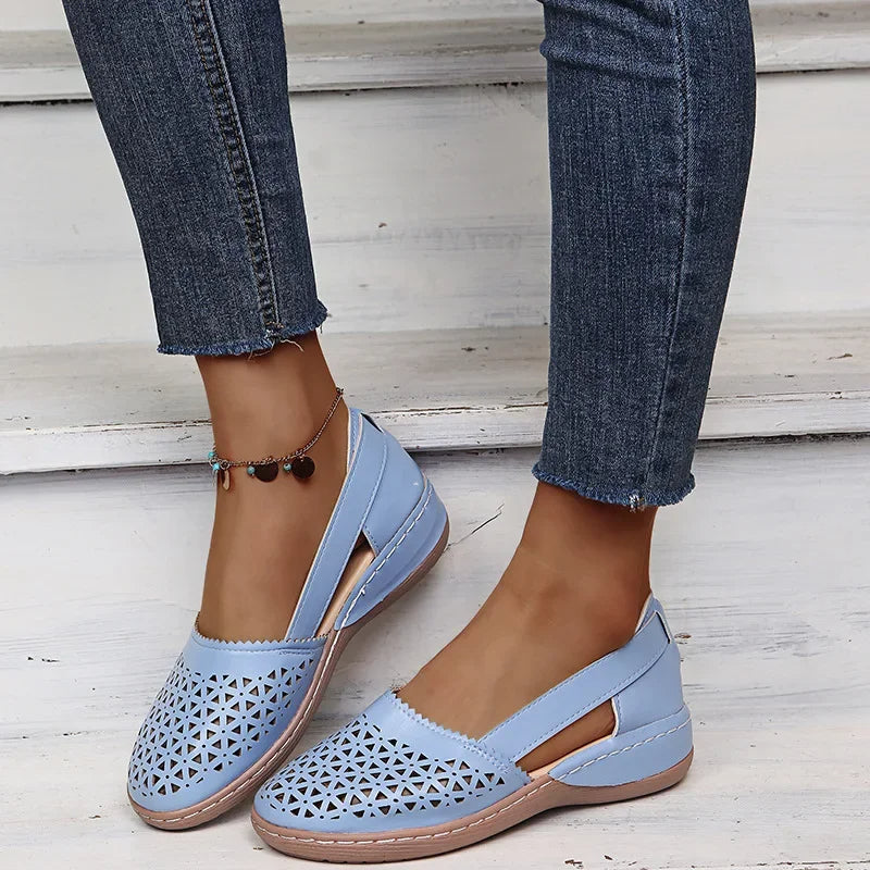 Sandali con plateau eleganti e dal design vintage per donne dal fascino senza tempo