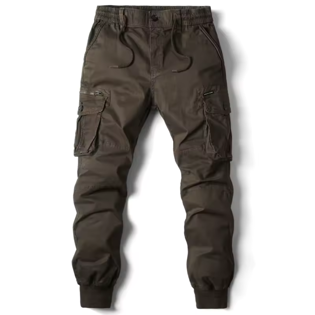 Pantaloni cargo tattici da uomo resistenti e confortevoli, con numerose tasche e funzioni di stoccaggio.