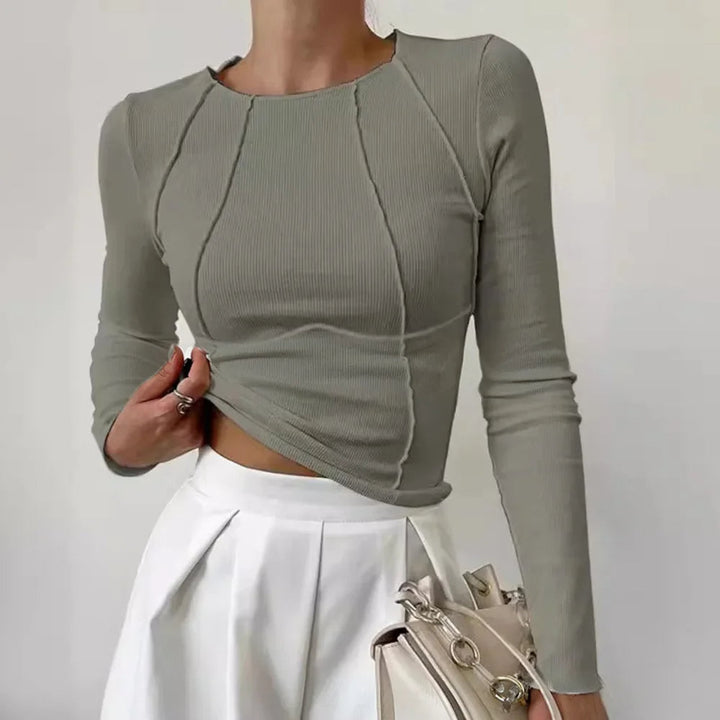 Lunara - Confortevole maglione da donna con scollo rotondo per un look elegante e raffinato