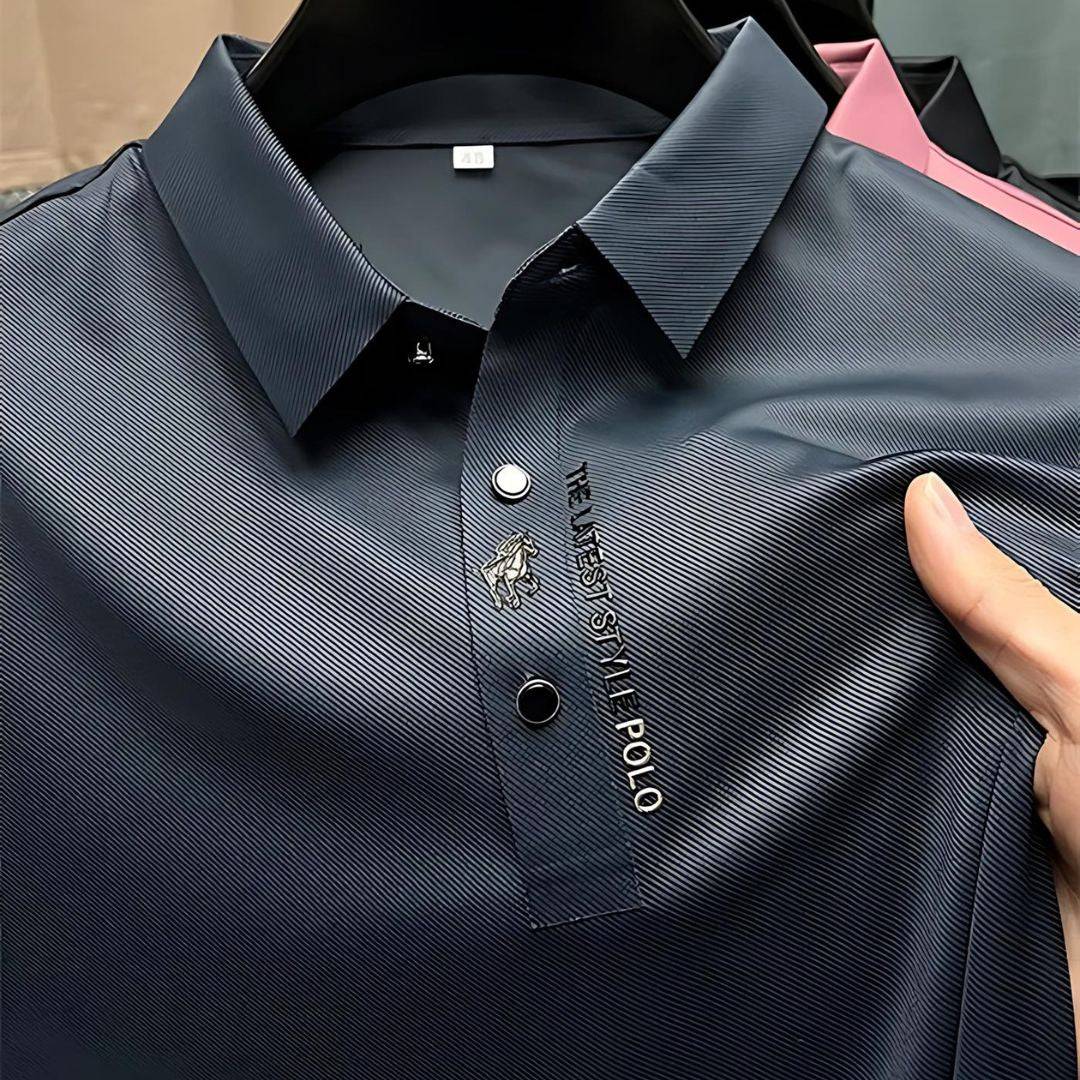 Polo di lusso Ice Silk da uomo: una combinazione di eleganza, comfort e stile