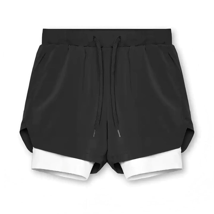 Pantaloncini a compressione Double Gauge da uomo di alta qualità - massima prestazione e comfort