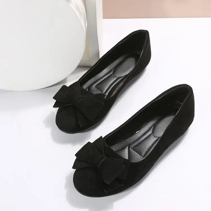 Eleganti zeppe slip-on da donna con incantevoli fiocchi per un look unico
