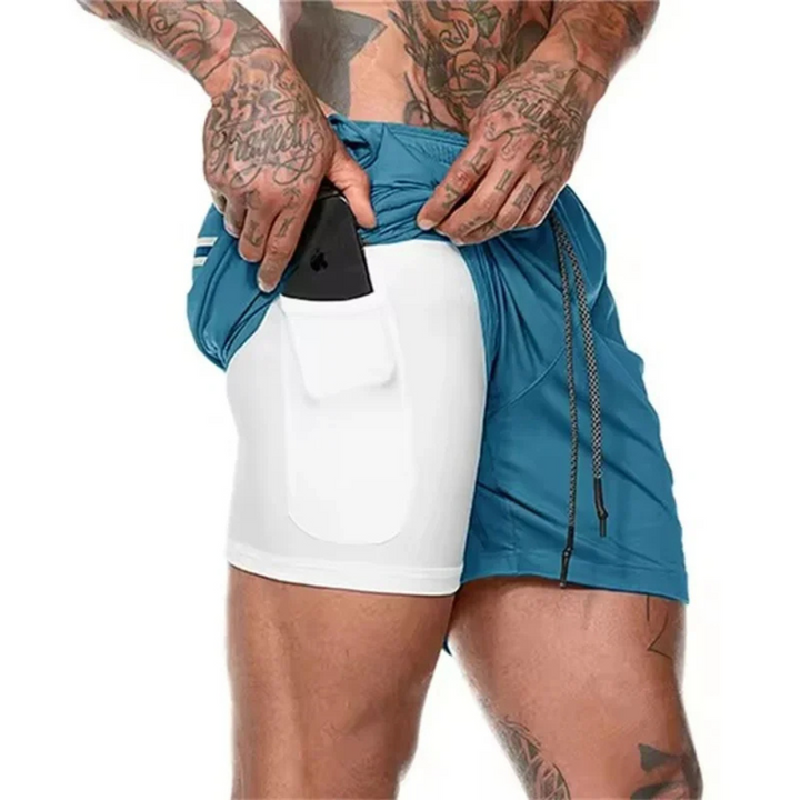 Pantaloncini sportivi ActiveFlex 2-in-1 da uomo - massimo comfort e flessibilità durante l'allenamento