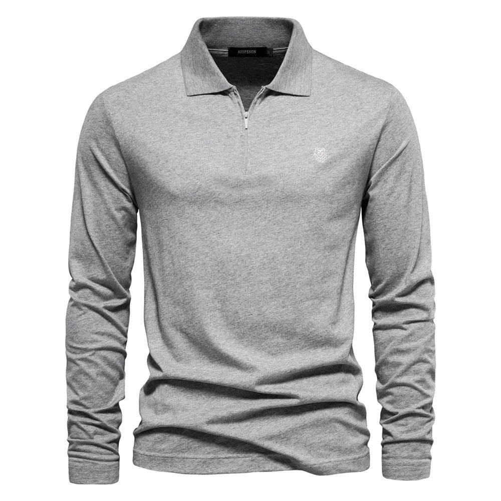 Polo a manica lunga da uomo - Stile classico e comfort eccezionale per tutti i giorni
