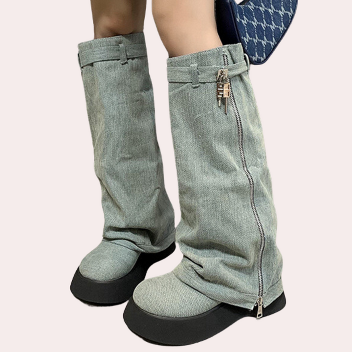 Stivali in denim di tendenza da donna - DULCE