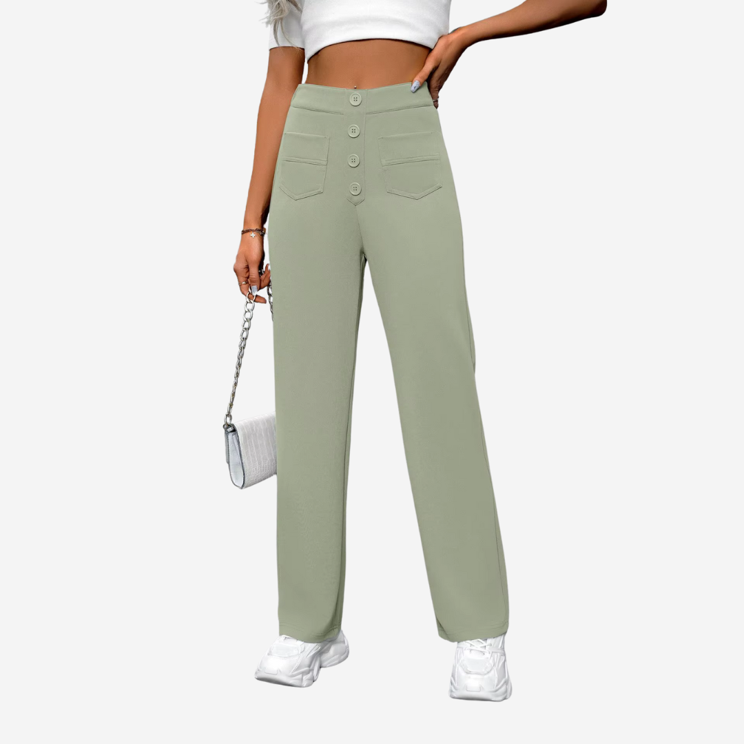 Liva - Pantaloni eleganti a vita alta da donna per un'eleganza e una sicurezza eccezionali