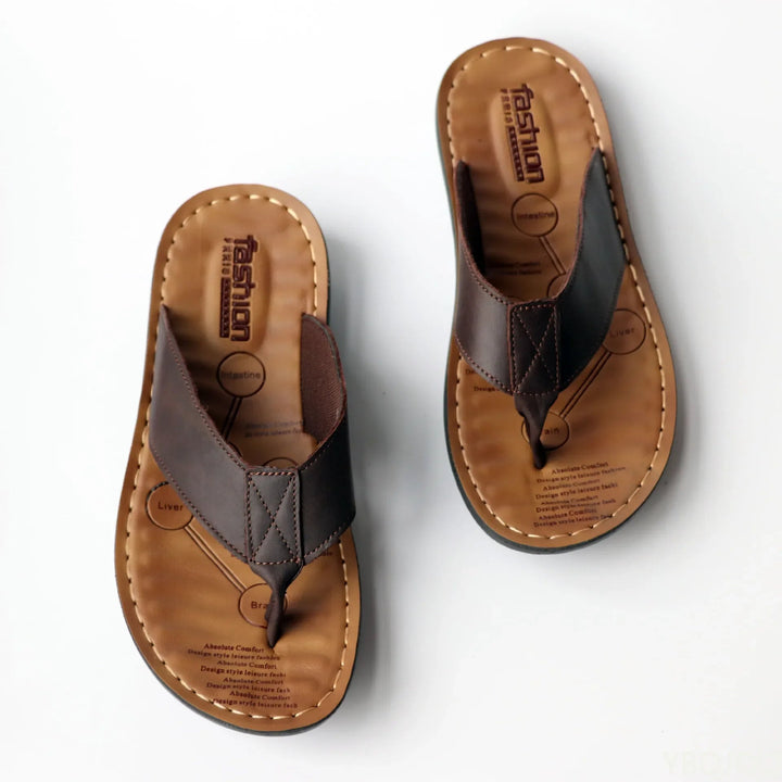 Pantofole in pelle da uomo Ravon - comfort e stile per la calda stagione estiva