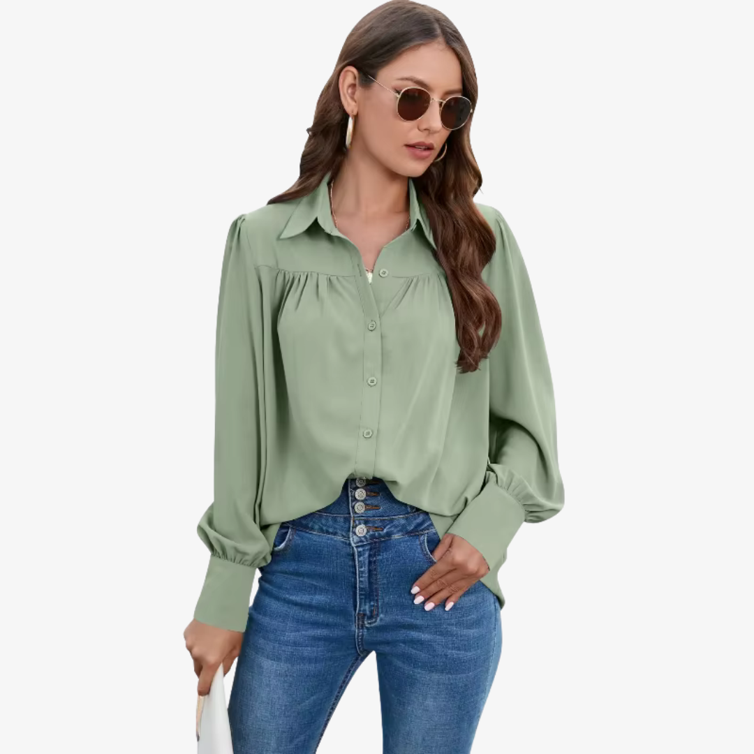 Elin - Camicetta di chiffon elegante e raffinata per un look unico